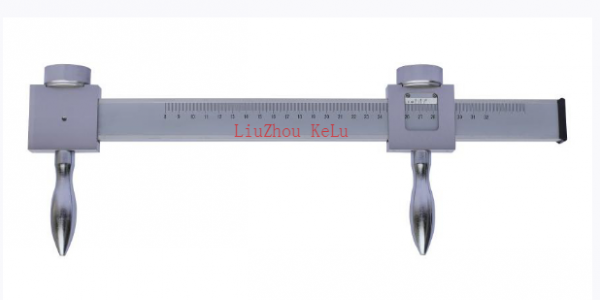 Measuring device for the spring stud centre distance z2 on the suspension ring stone hanger